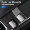 Car Sun Visor Glasses Clip Ticket Card Storage Clamp For Mercedes Benz AMG W203 W205 W206 W211 W220 W212 W201 W210 W108 Brabus