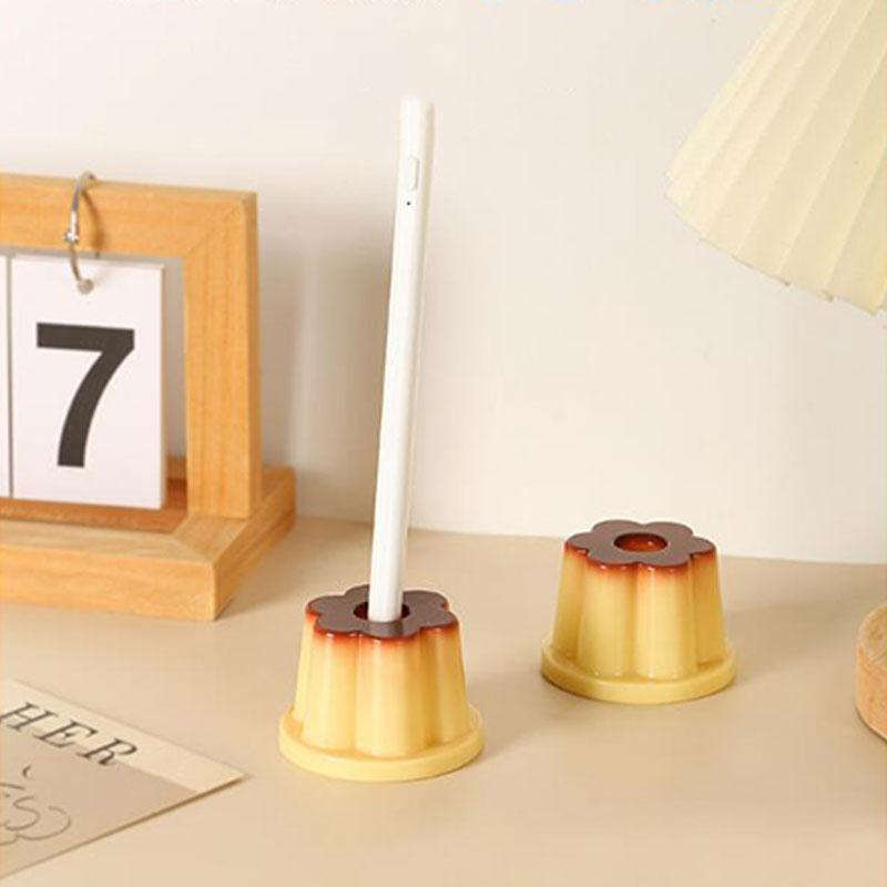 1PC Cute Pudding Pen Cartridge Creative Desktop Decoration Supplies Girl Heart Ornaments Convenient And Good-looking