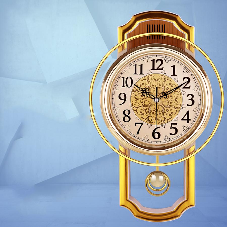 Wall Clock Modern Design Pendulum Vintage Clocks Large Home Decor Living Room Silent Luxury Gold Clocks Shabby Chic Reloj Watchs