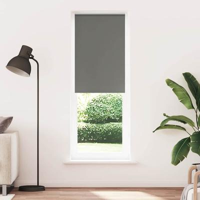 Grey Blackout Roller Blind 75X230 Cm Fabric Width 70.7 Cm