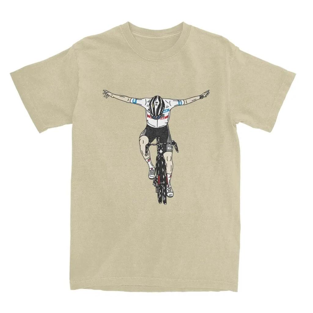 2025 Pánské cyklistické tričko Tadej Pogy Tým Pogi, Tričko s krátkým rukávem, Tričko s kulatým výstřihem, Bavlněné tričko, Léto Tour De France