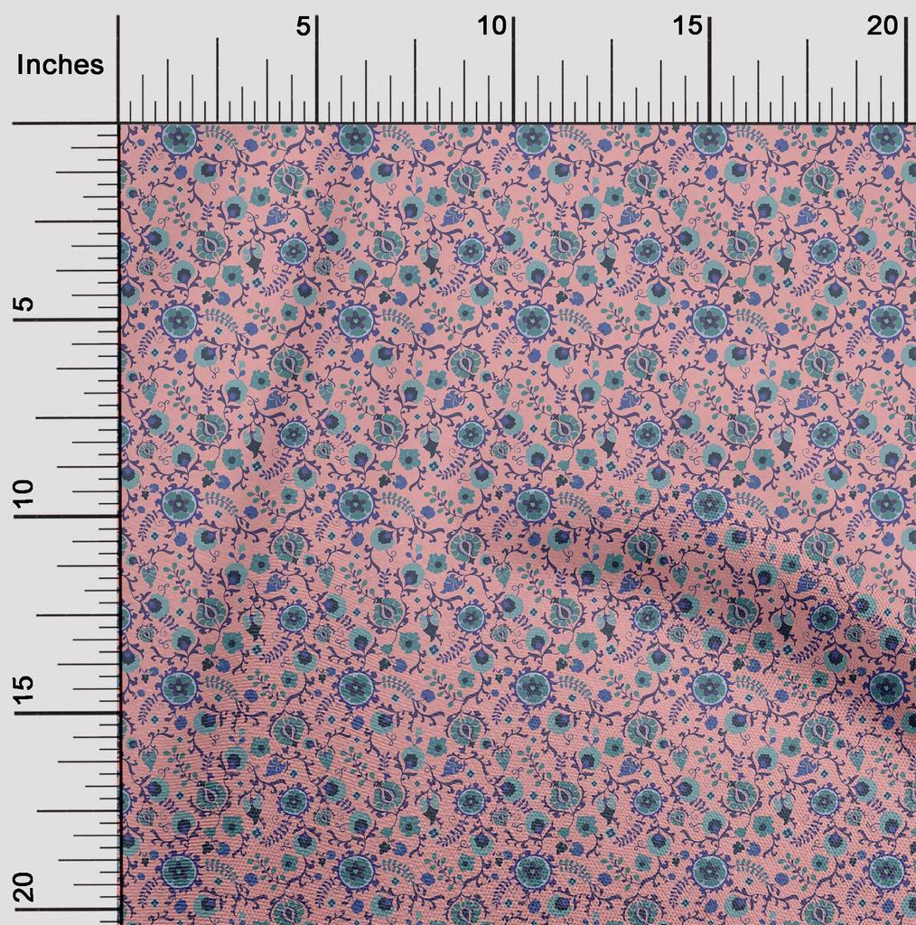 oneOone Cotton Flex Black Fabric Asian Suzani  Sewing Craft Projects Fabric Prints By Yard 40 Inch