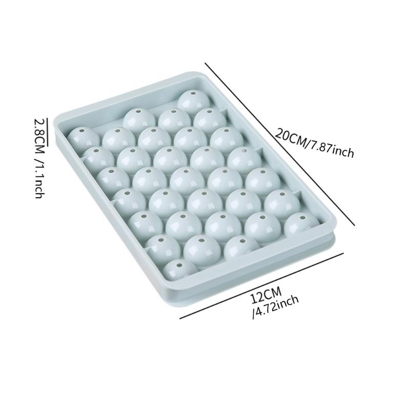 33 Cavity Ice Making Molds Ice Cubes Molds Suitable for Enhancing Beverage Experience at Family Event and Celebration