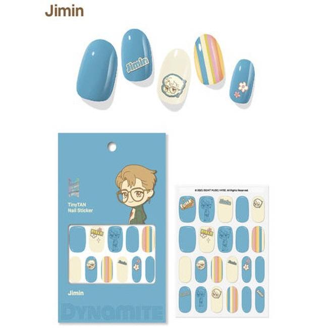 BTS Goods TinyTAN Dynamite Nail Stickers