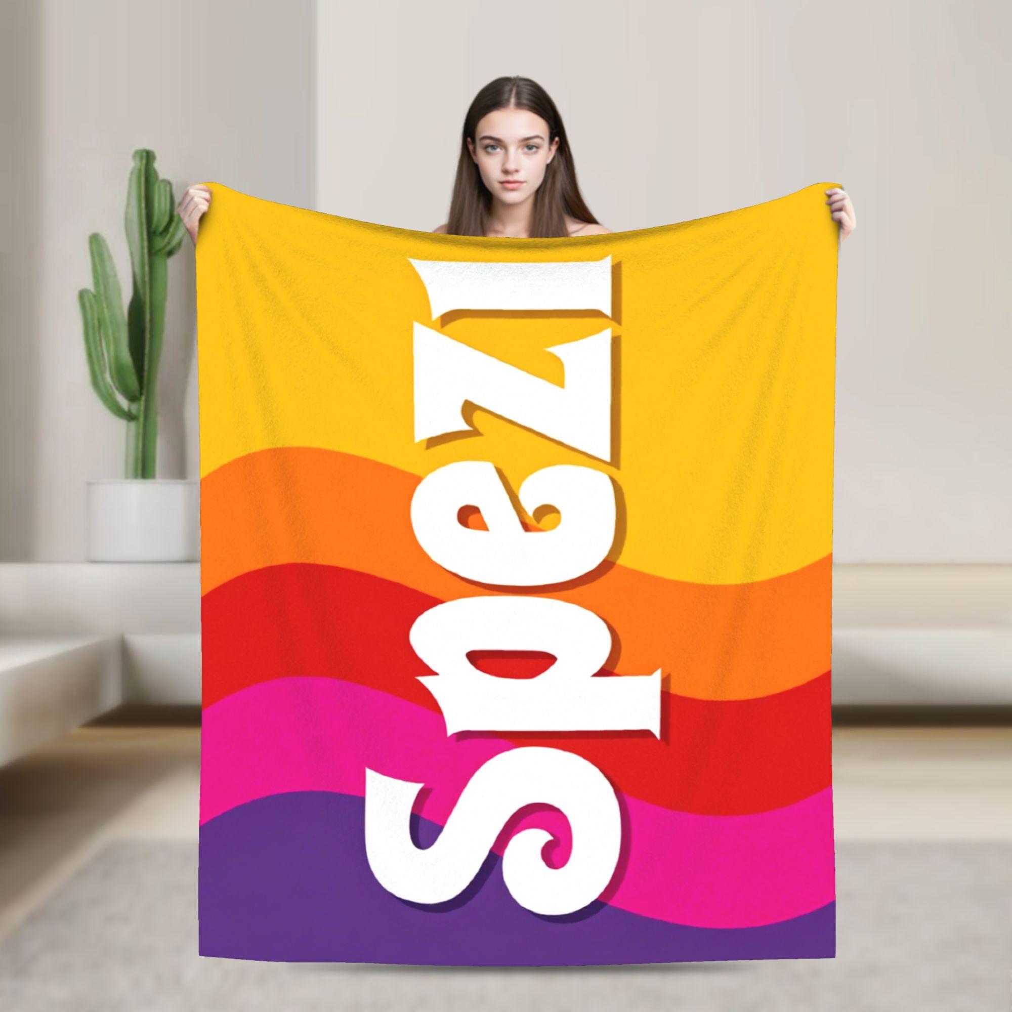

Blanket Soft Novelty Plush Throw Blanket Paulaner S-spezi For Bedroom Airplane Travel Flannel Bedspread Bed Cover 30x40in