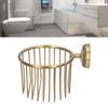 Antique Brass Toilet Paper Holder Wall Mount Toilet Paper Roll Holder Decorative Rustic Bathroom Accessory for Apartment Dorm