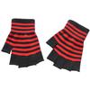 Soft Kid Winter Glove Half-finger Knit Color Matching Mitten for Winter Supplies