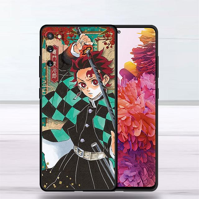 Husa pentru Samsung Galaxy S22 Ultra S20 FE S21 Plus S10 Lite S10e S9 S8 S7 Husa de telefon din silicon Funda moale Demon Slayer Art Fundas