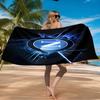 Elektrisch Blaues Neapel-Logo Strandtuch Mikrofaser-Strandtuch, Leicht und Schnelltrocknend, für Sommerreisen, Schwimmbad-Fan Geburtstagsgeschenk