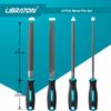 LIBRATON 31-Piece File Set: Includes Iron Files, Flat, Round, Semi-Round, and Triangular Files, As Well As Diamond Files, Fine and Medium Grits, for M