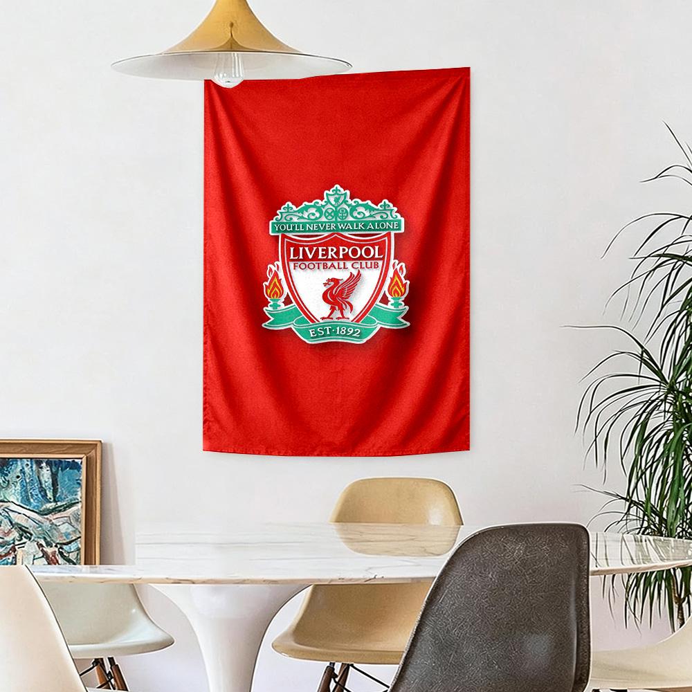 Liverpool Football Club Wall Decor Tapestry Art For Pet Memorial Birthdaywedding Party Backdrop Family Gift
