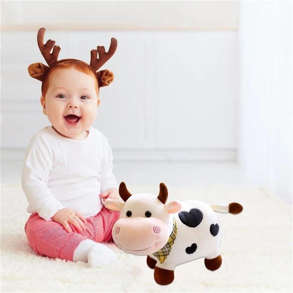 Cotton Soft Smile Cow For Girls Cattle Plush Toy Bull Plush Doll Animal Plush Doll Cow Plush Toy