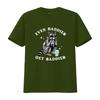Vintage Funny Raccoon Even Baddies Get Saddies Slogan Streetwear Print Casual T Shirt vintage Washed designer clothes Versatile