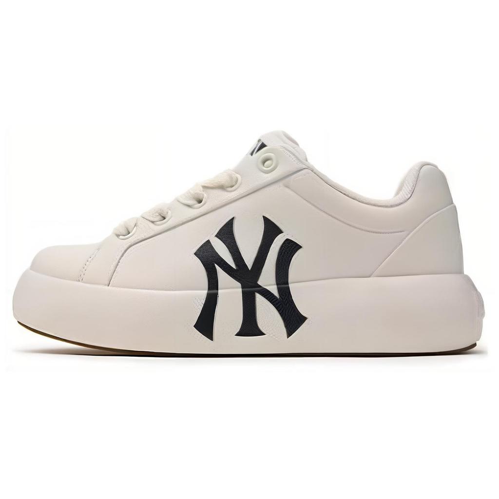 MLB Chunky Classic 24SS Leder 3D Lässig Dicke Sohle Brot-Schuhe Stoßdämpfend Atmungsaktiv Niedriger Schaft Lifestyle Sneaker Unisex Sneaker 3ASXCCB4N-50IVS
