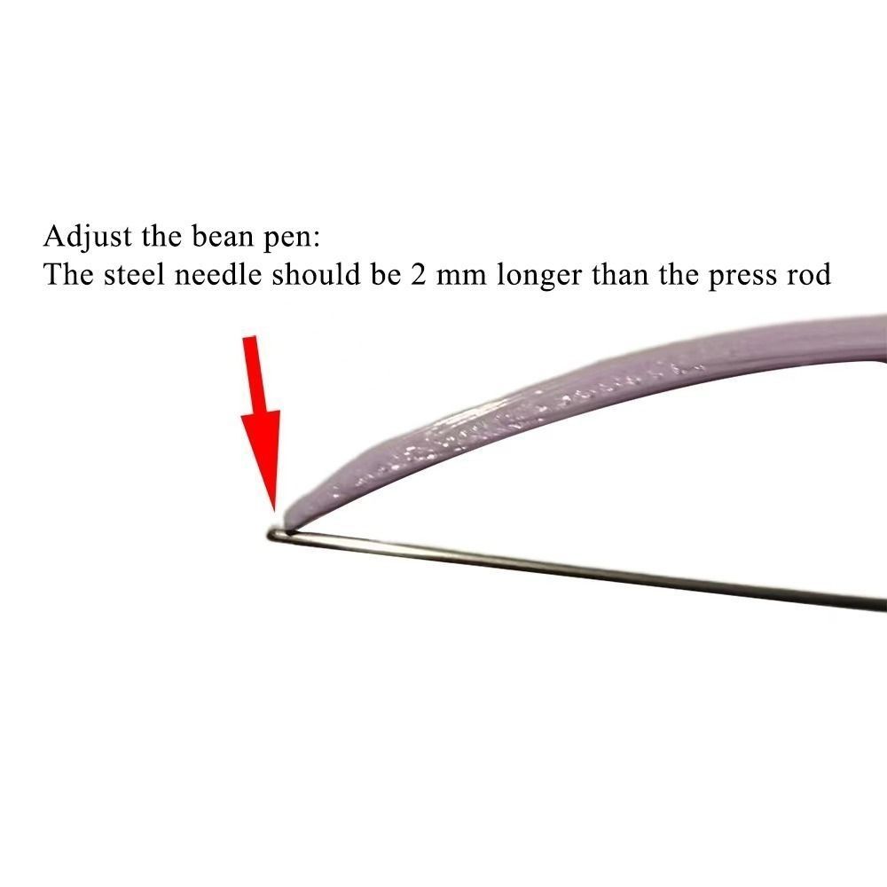 Sada pinzet na korálkování z nerezové oceli PP Hračka s ručně vyráběnými korálky Pinzety na diamantové malování 2,6 mm Dárek