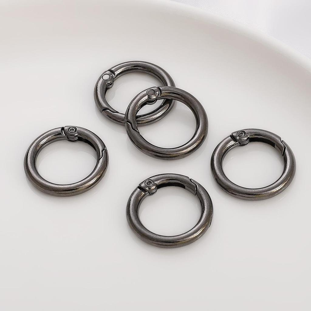 Alloy Bag Buckle & Keychain Hook Accessory Set
