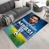 Messi Personalized Text Carpet Design for Foyer Bedrooms Entryway Playrooms Antislip Carpet Anime Office Decor Perfect Birthday/Christmas Gift Idea