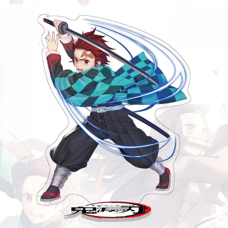 Standee de 16 cm de altura de "Demon Slayer" de Tanjiro y Nezuko - Adorno Acrílico