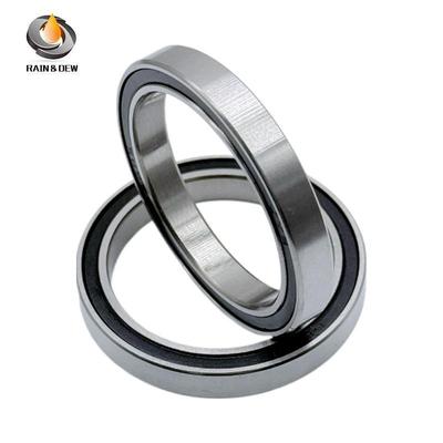 Steel 6808RS Deep Groove Ball Bearing 40×52×7mm W/ Double-Sided Rubber Seal for Motors, Tools, Medical Equipment.
