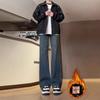 Amerikanische Streetwear gewaschene alte Jeans Herren Frühling und Herbst gerade locker Europäischer und Amerikanischer High Street Vibe Stil Lange Hosen