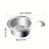 Stainless Steel Hanging Sink Drain Basket Kitchen Faucet Storage Rack Detachable Sink Strainer Basket for Food Waste Draining