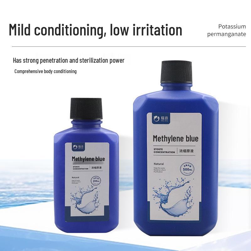 Methylene Blue Disinfectant for Fish Tanks: Treats White Spot, Mold, Fin, and Body Rot in Ornamental Fish and Koi.