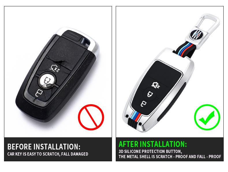 Ford Focus Edge Mondeo Escape Taurus Explorer Key Shell Case Set