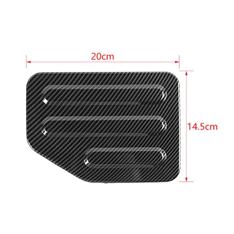 New Carbon Fiber ABS Car Fuel Filler Tank Cover Cap Decorative Cover Trim Stickers For Suzuki Jimny 2019 2020 Car