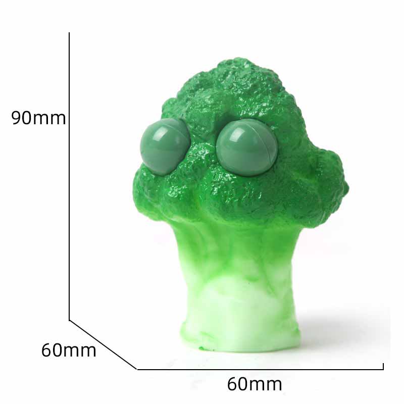 Novelty Simulation Dog Egg Vegetable Squeeze Convex Eye Toys Creative Children's Stress Relieving Toys Pinch Music Fidget Toys