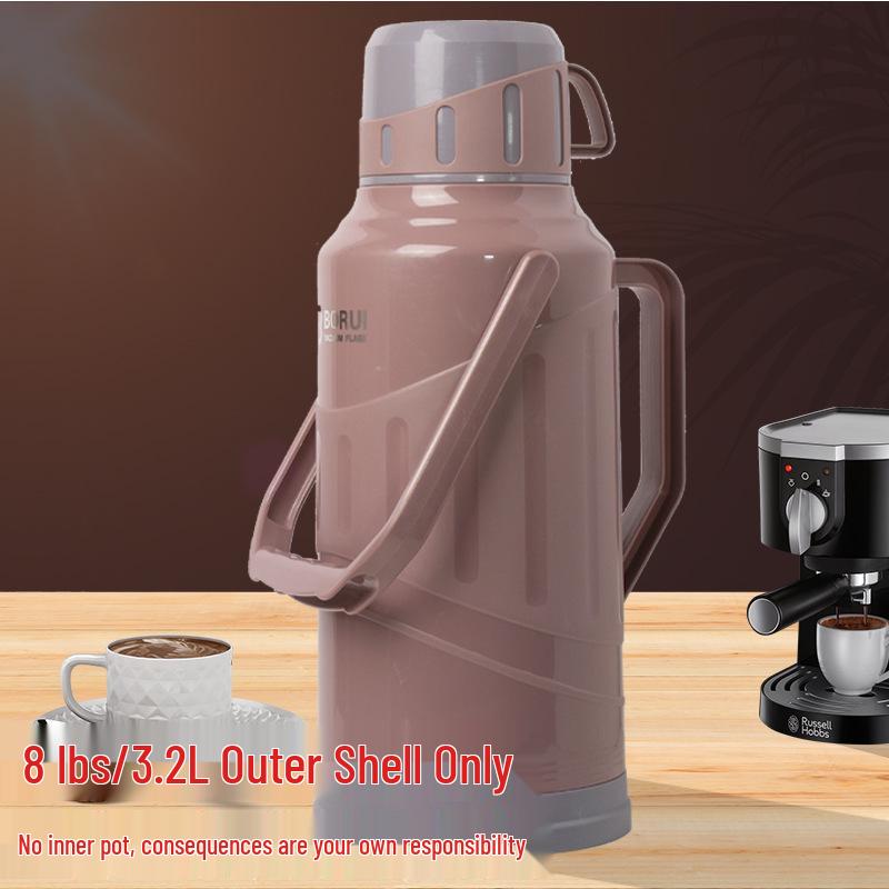 3.2L Insulated Hot Water Bottle: Ideal for Dorms, Tea, and Household Use