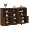 VidaXL Buffet with LED Lights, Cabinet with Door, Storage Furniture, Living Room Entryway Organizer, 3209148