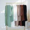 Loriya Solid Color Button Two-Piece Set - LR945