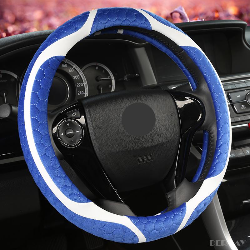 2018 Neu Hochwertig Winter Auto Lenkradbezug Kunstfell für ford focus 2 bmw e46 kia ceed rio vw golf passat 6 Farben