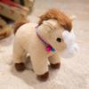 Little Horse Plush Toy: New Year Mascot Ornament with Bell