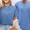 Comfort Colors Jesus Is King Shirt for Men & Women, Christian Shirt, Religious T-shirt, Bible Verse Shirt Gift, Birthday Gift for Christian
