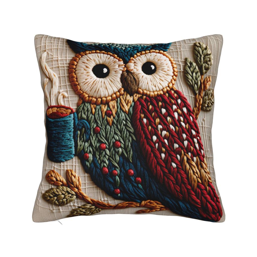 Spring Refresh 2D Printed Pillow Case Vintage Pillow Cover Comfy Pillowcases For Sofa Home Decoration