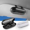 Cxsvnp1 Car Sunglasses Storage Case Sun Visor Glasses Card Clip Holder For Mitsubishi Lancer 10 9 EX Outlander 3 ASX L200 Competition