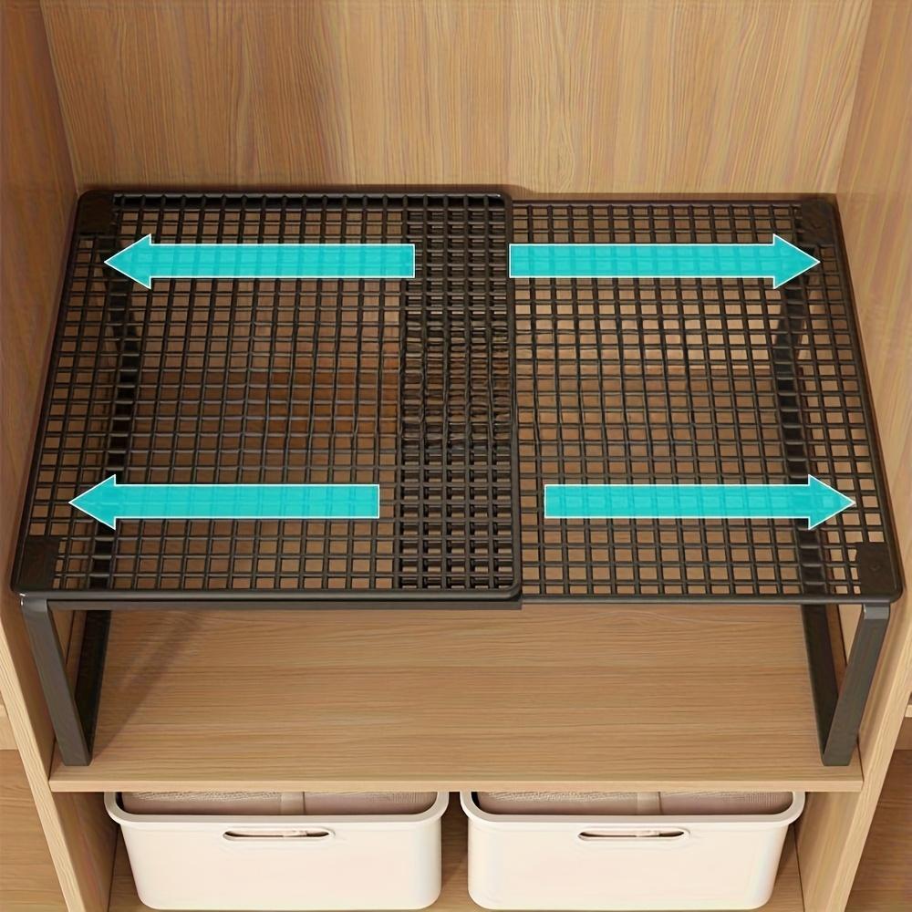 Heavy Duty Metal Wardrobe Storage Rack Adjustable Height Vertical Organizer with Sturdy Iron Frame for Clothes Shoes and Liners