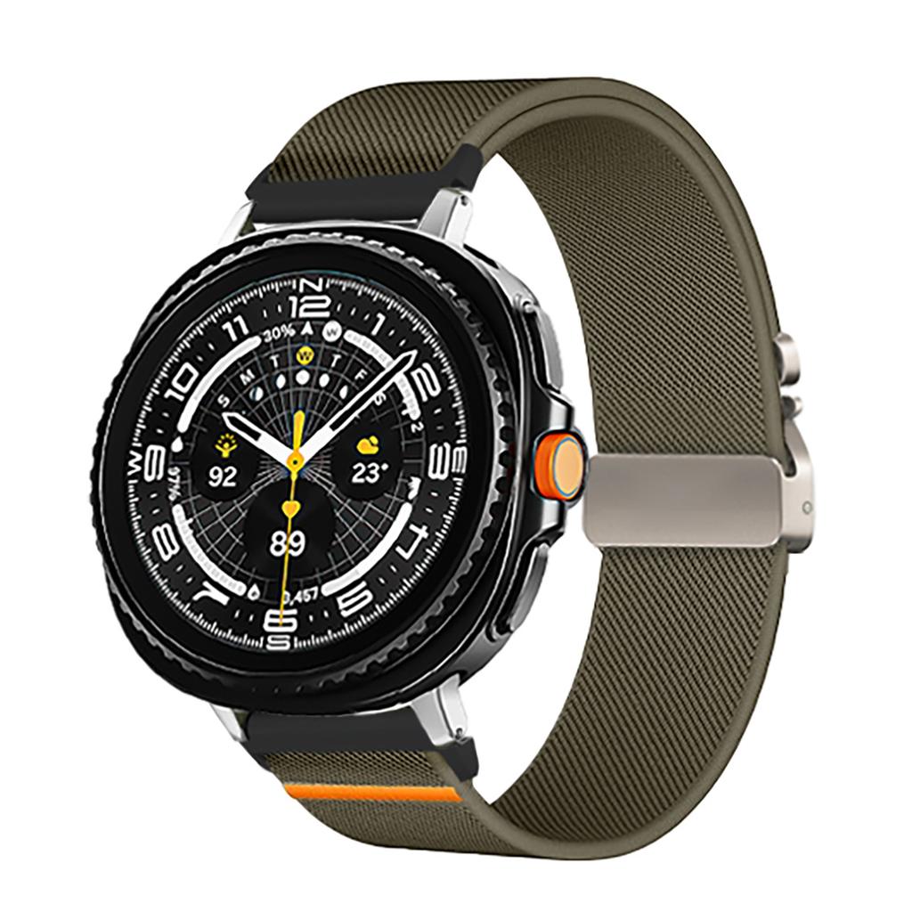 Nylon Strap for Samsung Galaxy Watch 8/8 Classic Elastic Sport Band for Galaxy Ultra 2025/7 Ultra No Gaps Smartwatch Bracelet