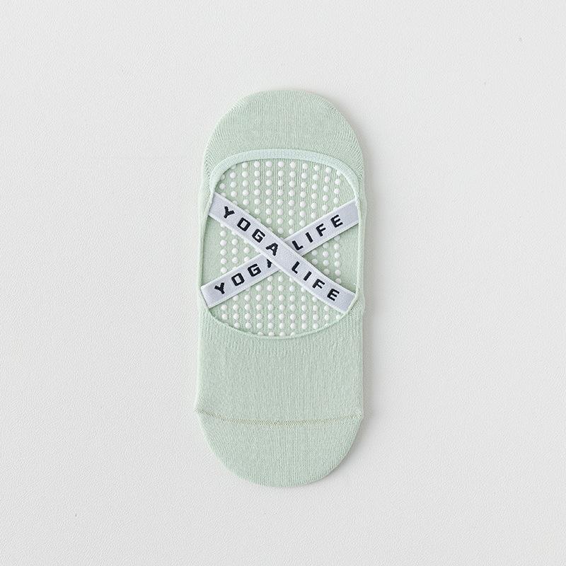 Yoga Socks, Anti-slip Women's Boat Socks, Summer Cotton-containing Antibacterial and Deodorizing Dance Fitness Socks, Pilates Sports Socks