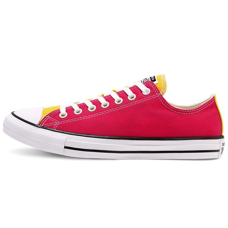 Converse Chuck Taylor All Star Low Top Canvas Sneakers Unisex Sneakers Blue Red Yellow 168535C