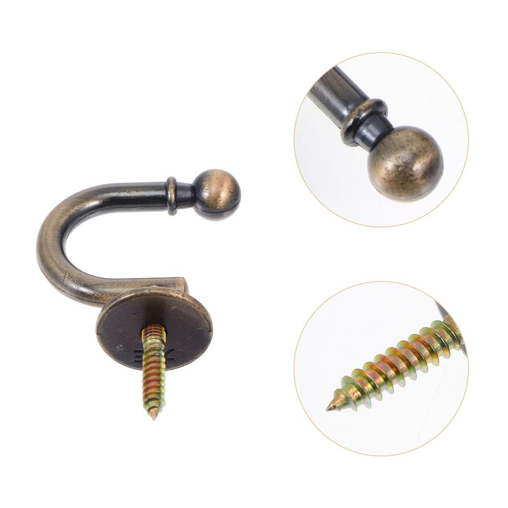 Buy 4pcs Curtain Tiebacks Curtain Hooks Wall Hooks Curtain Holdbacks