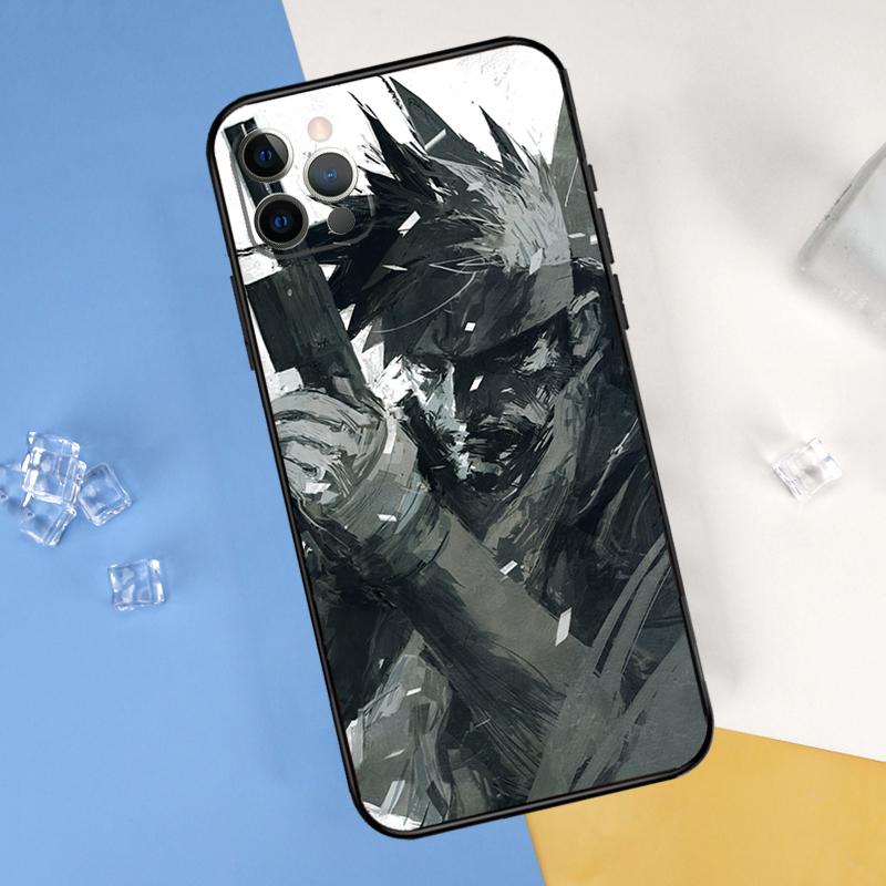 Metal Gear Solid Case For iPhone 16 15 13 12 11 14 Pro Max Mini Cover For iPhone 16 15 XR X XS Max Plus Phone Case