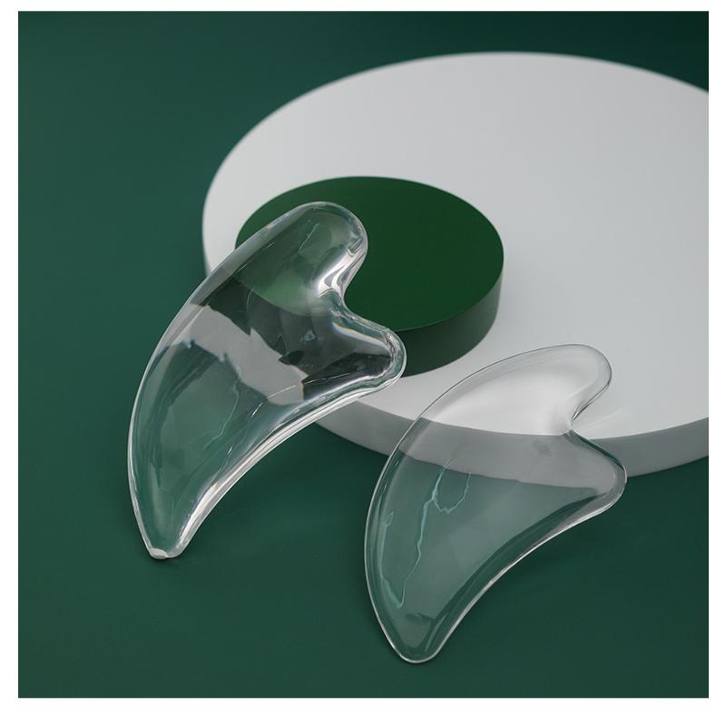 1Pcs Transparent Gua Sha Board Gua Sha Massage For Face Lifting Gua Sha Scraping Face Massager Resin