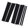 6pcs Pillar Post Trim High Strength PC Gloss Black Door Window Pillar Cover for Explorer Aviator