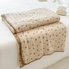 100% Cotton Blanket Anti-Mite Blanket designed for Bed Cartoon Style Sofa Blanket designed for Kids Double-layer Gauze Blanket Single/Queen/King