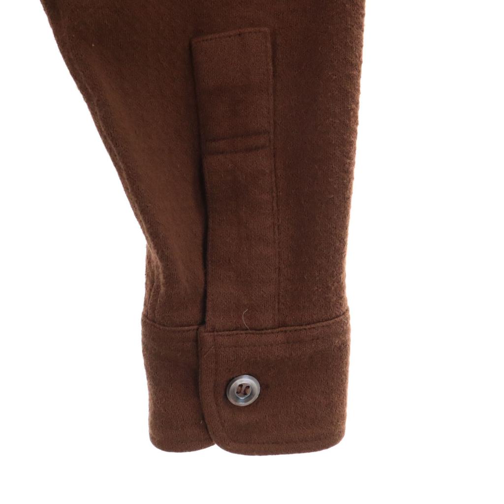 PAUL SMITH COLLECTION Made In Japan Long Sleeve Stretch Shirt M Brown Men's Used