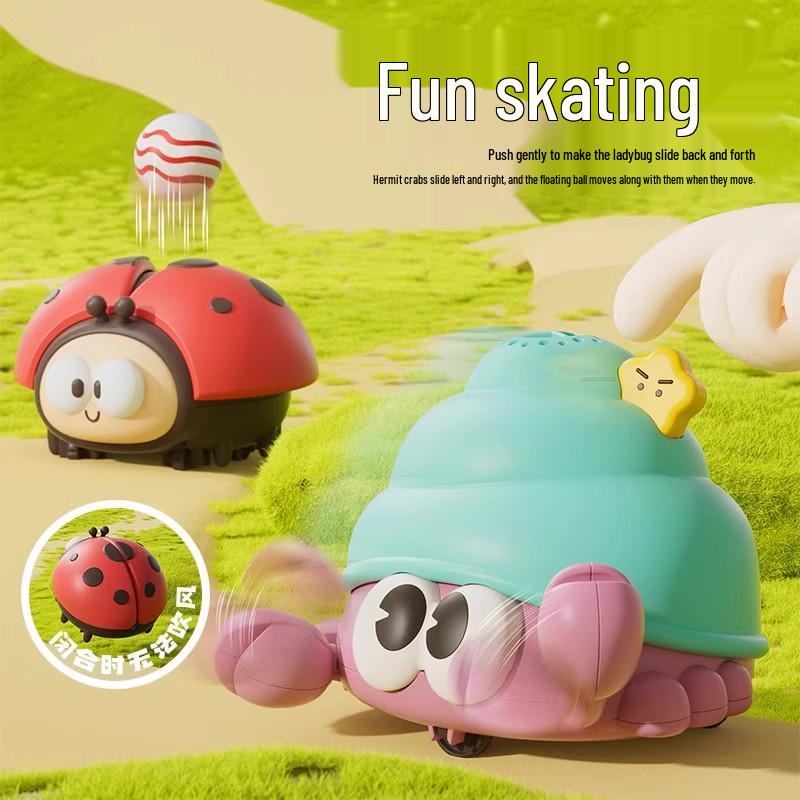 Children's Ladybug Fan Blowing Hover Ball - Educational Toy for Kindergarten Focus Training