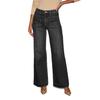 2025 Spring Women's High-Waisted Wide-Leg Retro Jeans - Slimming and Versatile Style