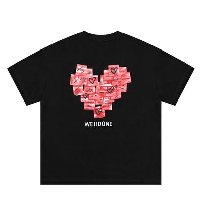 2025 New Summer Niche Fashion Brand American High Street Loose Cotton Men's and Women's Short Sleeve T-shirt